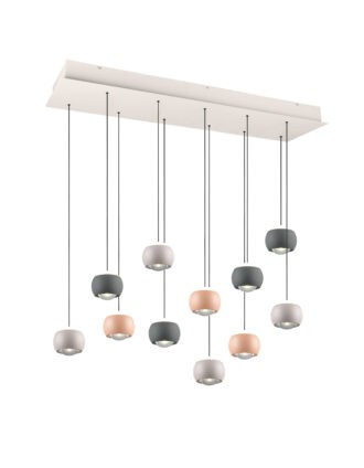MUSTERRING CANNON Hanglamp 11-lichts – Multicolour, LED, Afstandsbediening