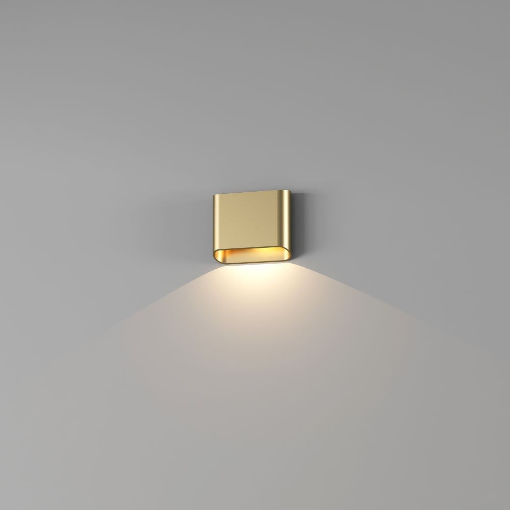 Wandlamp DIAZ 1lichts - Goud geborsteld