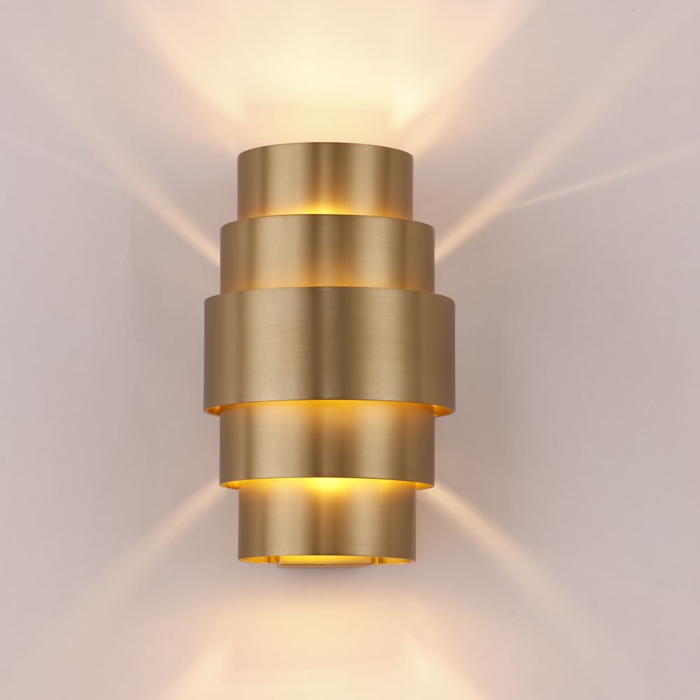 Wandlamp ROLLS - Brons