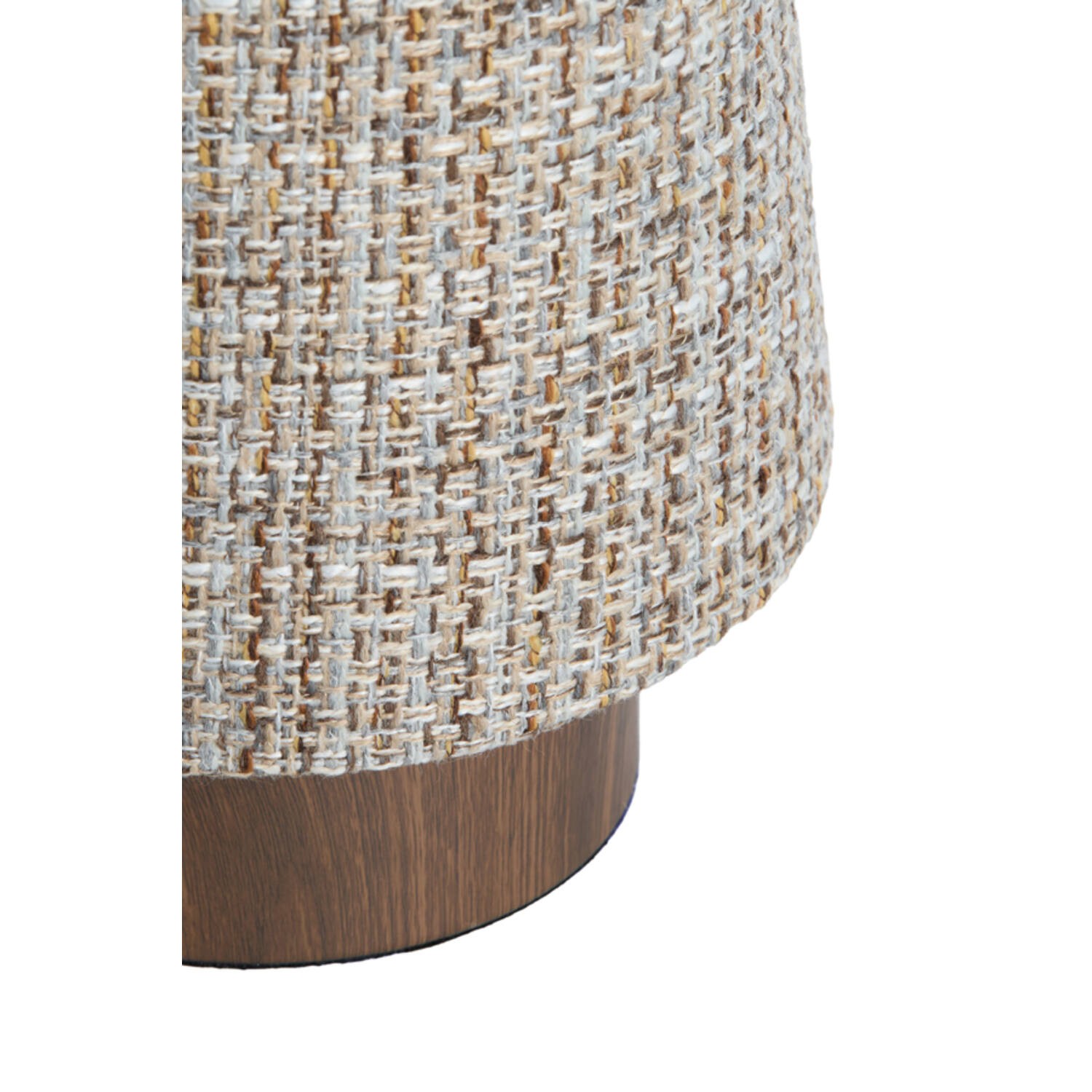 Tafellamp Ø15x42 cm HOWIE hout print d bruin+licht bruin - Afbeelding 3