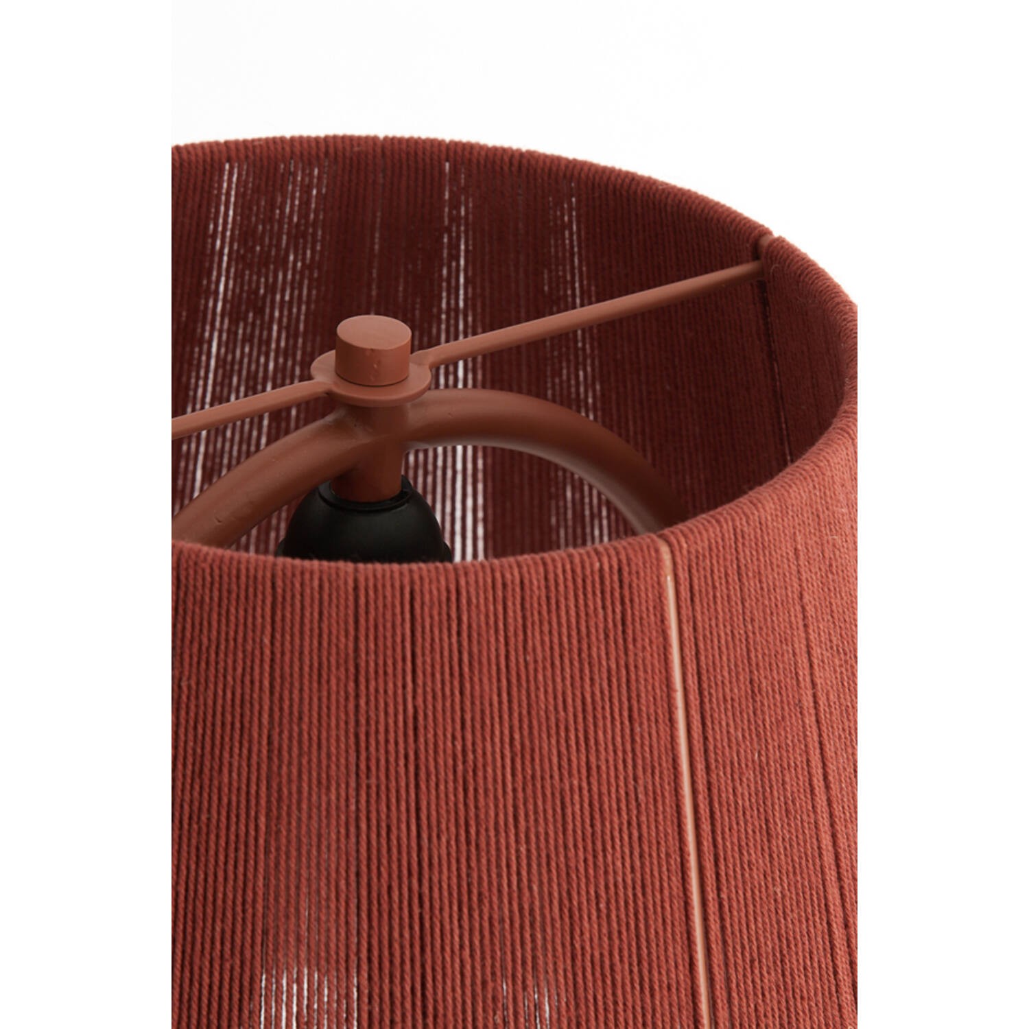 Tafellamp Ø31x58 cm ESPINO okergeel+crème - Afbeelding 9