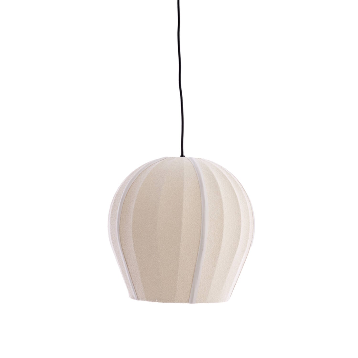 Hanglamp Ø35x33 cm ZAGORI bouclé zand - Afbeelding 5