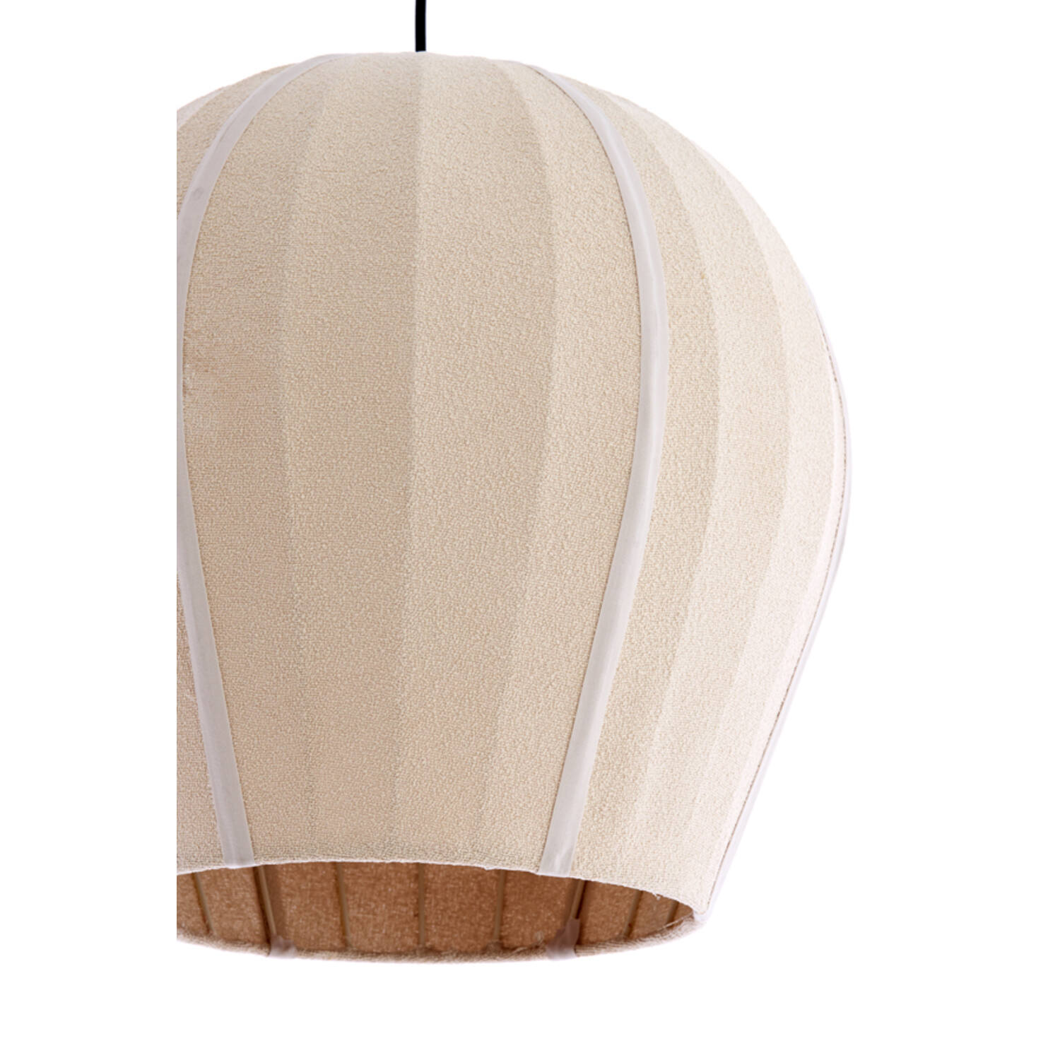 Hanglamp Ø44x42 cm ZAGORI bouclé zand - Afbeelding 3