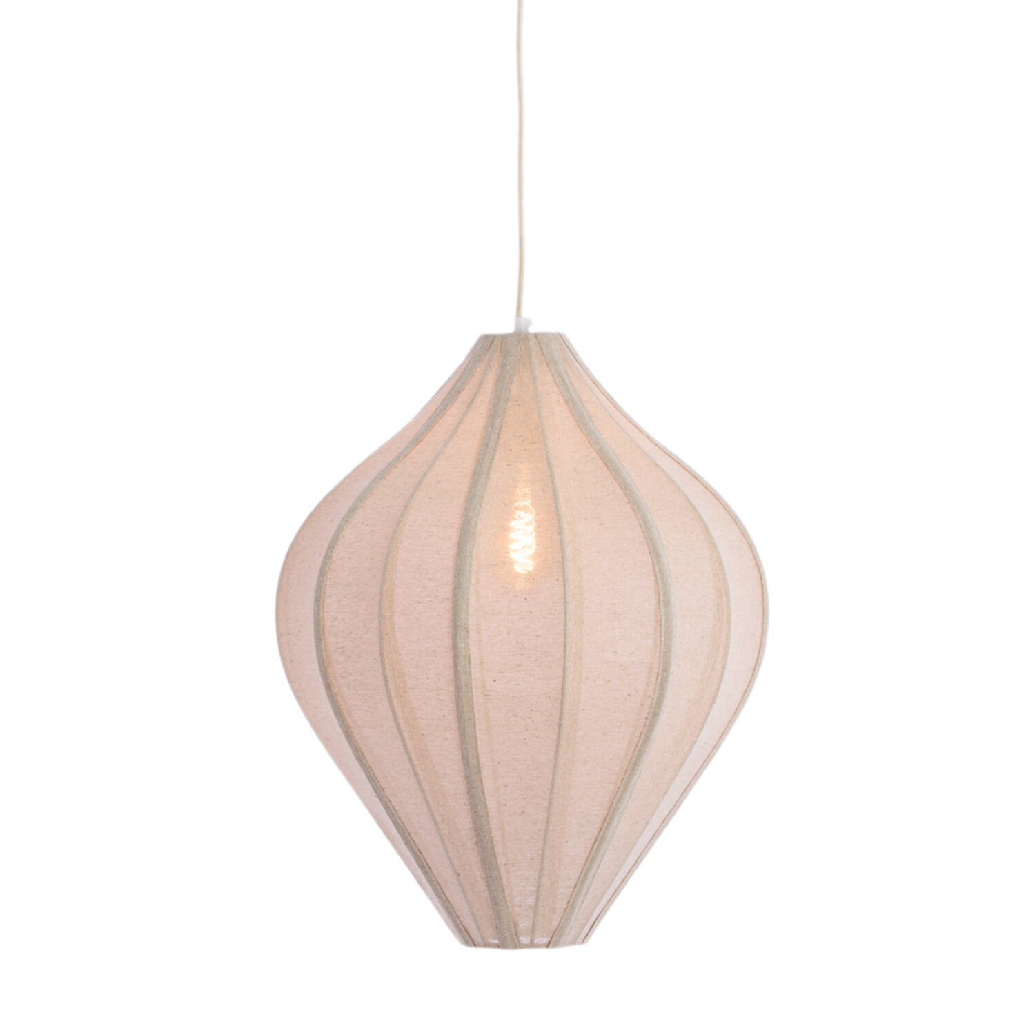 Hanglamp Ø47x55 cm PASTO jute naturel