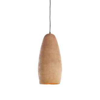 Hanglamp Ø24x48 cm DIVALA antiek donker terra