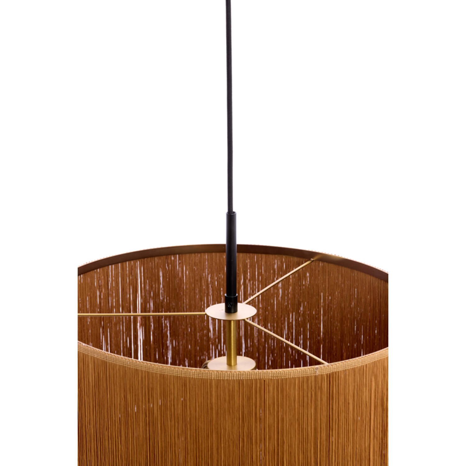 Hanglamp 3L Ø45x50 cm MALAIKA bruin - Afbeelding 4