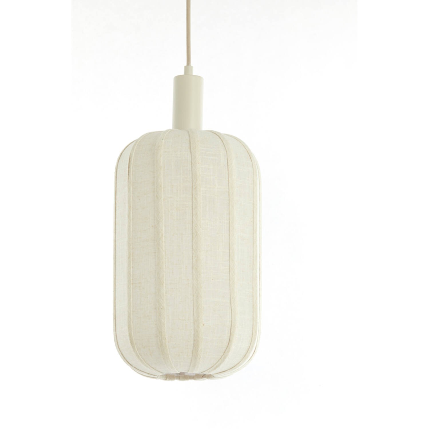 Hanglamp 3L 80x21x34 cm TUFIA linnen crème - Afbeelding 6