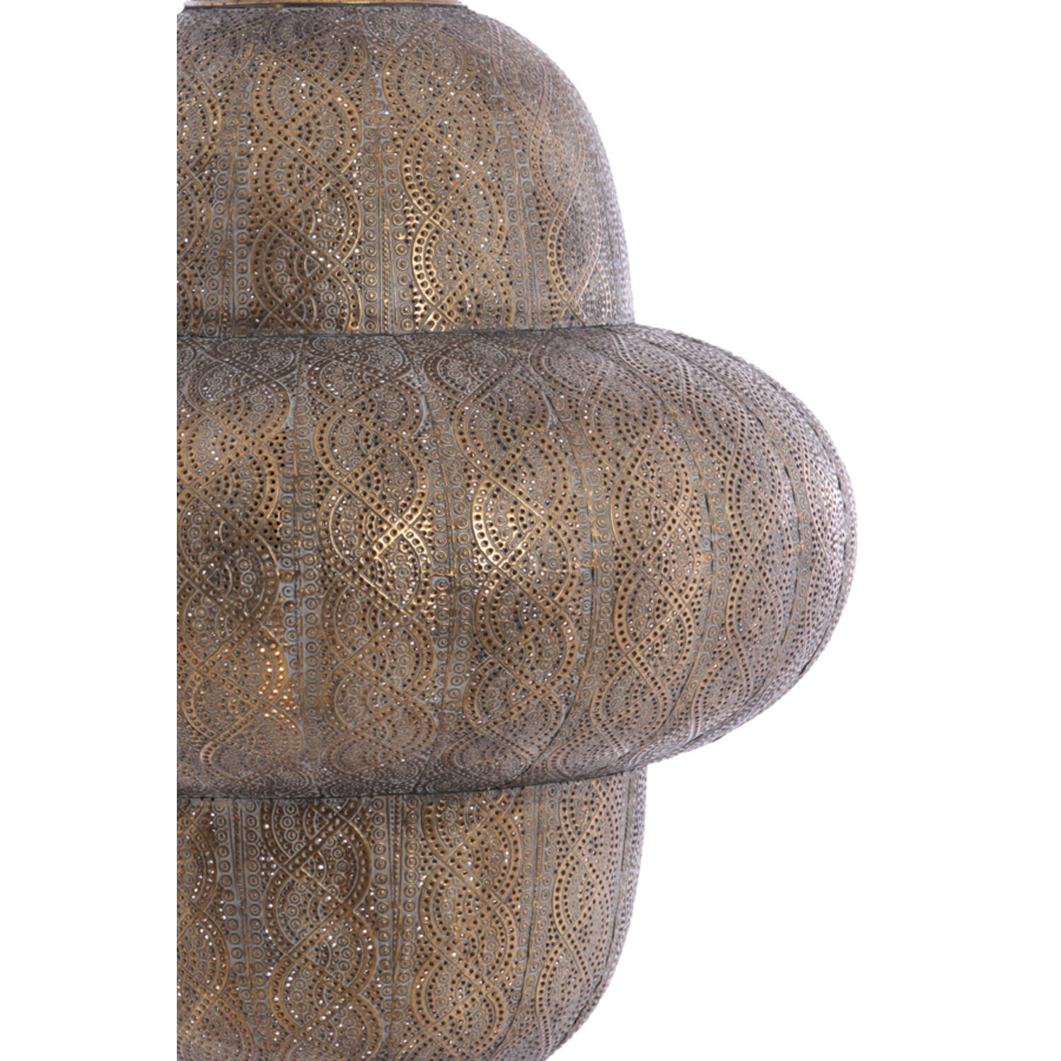 Hanging lamp Ø42x50,5 cm RYOTA brown gold - Afbeelding 4