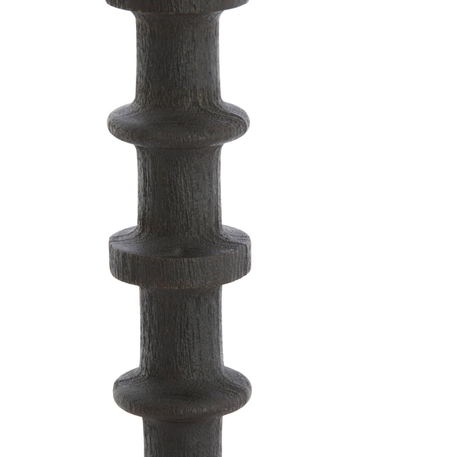 Lampvoet Ø16x45 cm CECILY hout mat donker roodbruin - Afbeelding 4