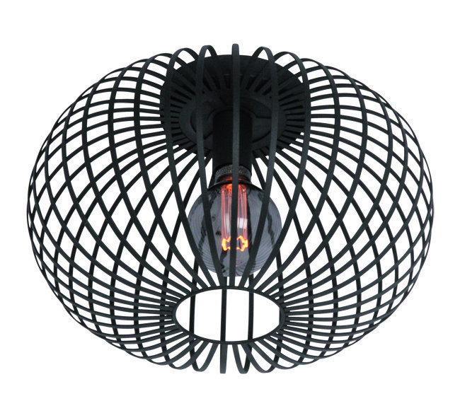 Plafonnière Freelight Aglio Ø33 cm – Zwart