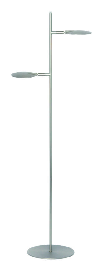 Vloerlamp Freelight Piana – Staal, 2-lichts, Geïntegreerd LED, Dimbaar