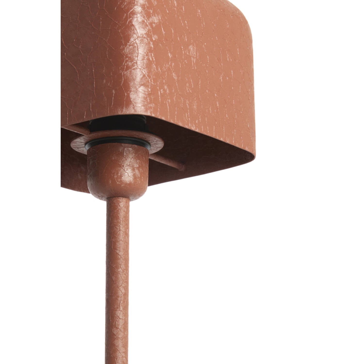 Tafellamp 15x15x46 cm ELENIE mat donker oranje - Afbeelding 3
