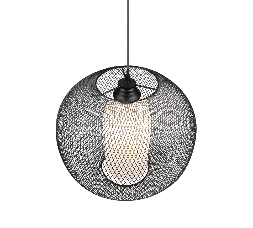 Piantana TRIO Motel – Struttura In Metallo Nichel Opaco, 2 Luci (E27 E E14), Altezza 163,5 Cm