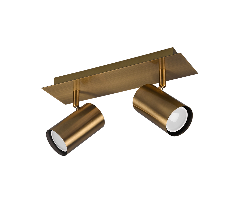 Opbouwspot Marley 2-lichts brons - Afbeelding 9