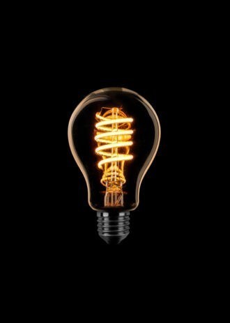 ETH Led Zigbee Spiraal Standaard A60 E27 6W CCT 2700k-2200k Goud 490L