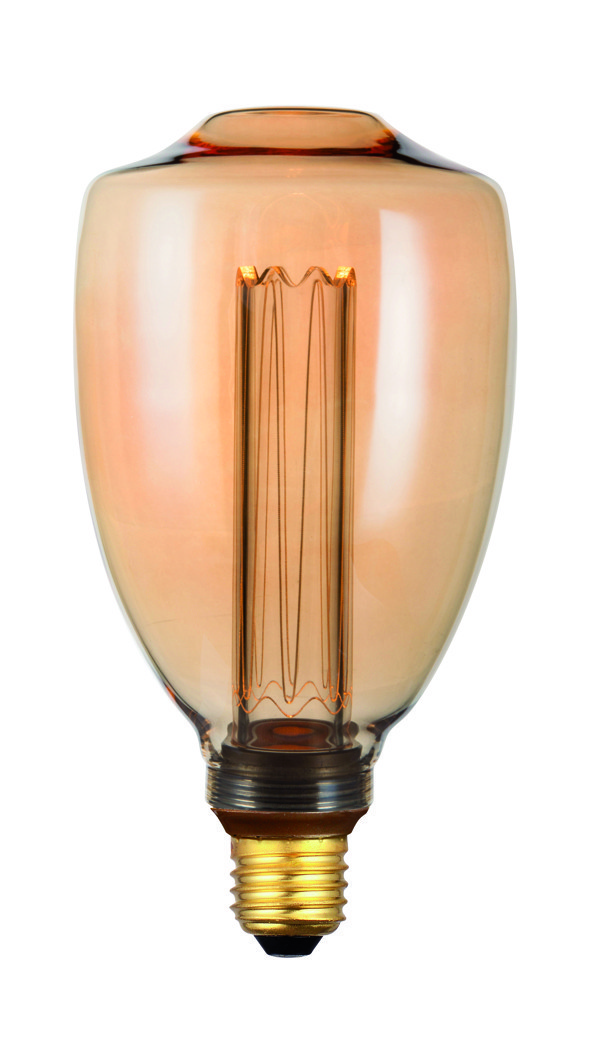 4,3W LED lichtbron gold 9x17cm E27 2200K 3 standen memory