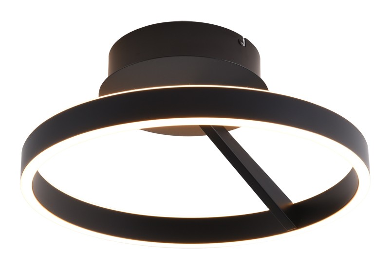 Plafondlamp Freelight Pilota – Ø40cm, 45W LED, Zwart, Dimbaar - Afbeelding 3