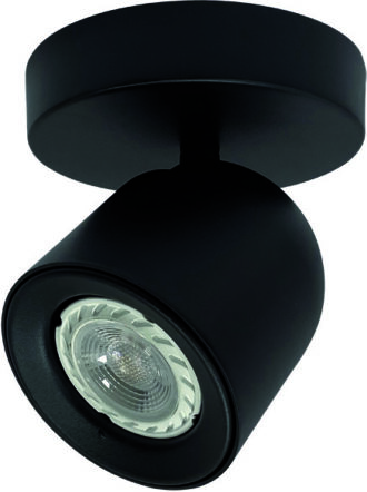 1-lichts Spot "Solare" GU-10 Zwart