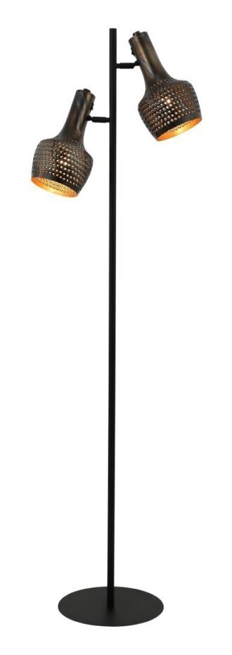 Vloerlamp "Fuoco" 2-lichts Gevlamd