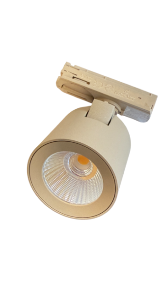 1 fase rail spot zand met geïntrigeerd LED