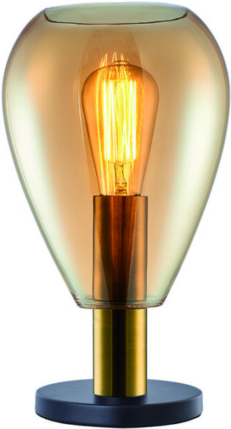 Tl. "Dorato" Brons-Goud/Amber Glas