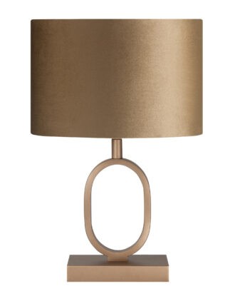 Tafellamp Verona brons met kap