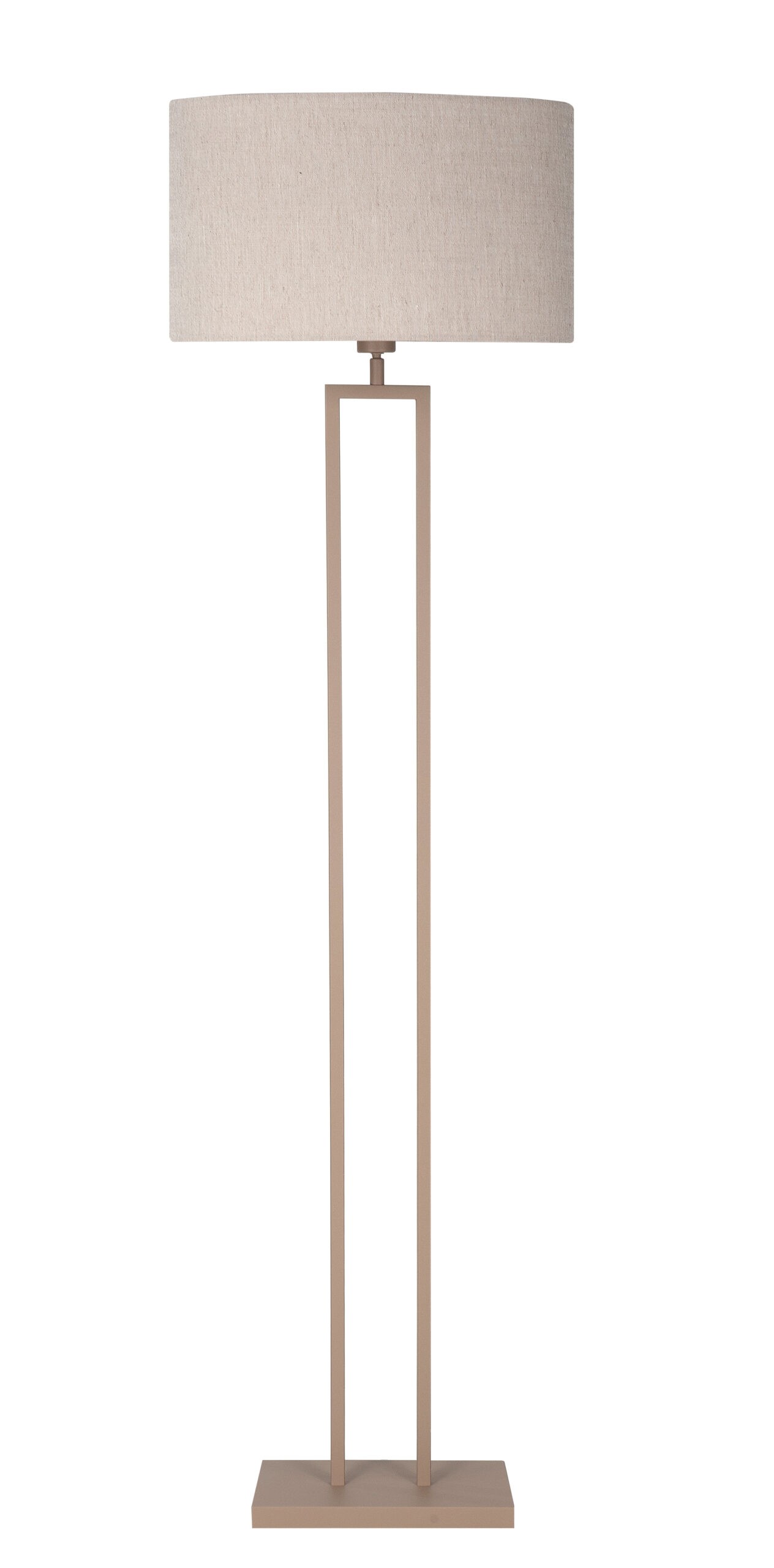 Vloerlamp Monza beige met kap