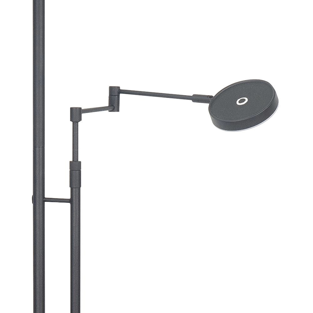 Vienna Uplight Zwart – LED vloerlamp met verstelbare leeslamp - Afbeelding 3