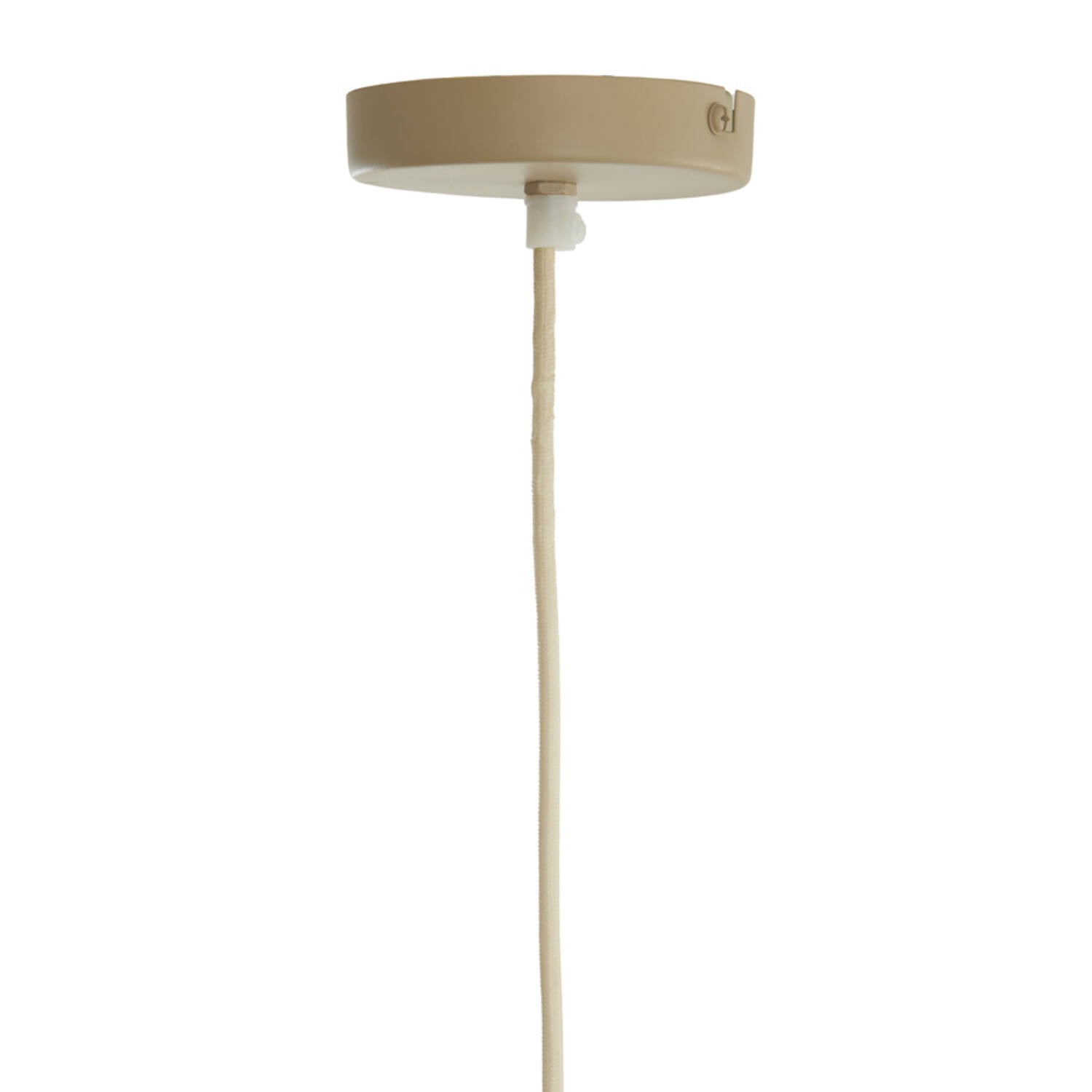 Hanglamp Ø49x25 cm MIRELYS naturel+olijf groen - Afbeelding 8