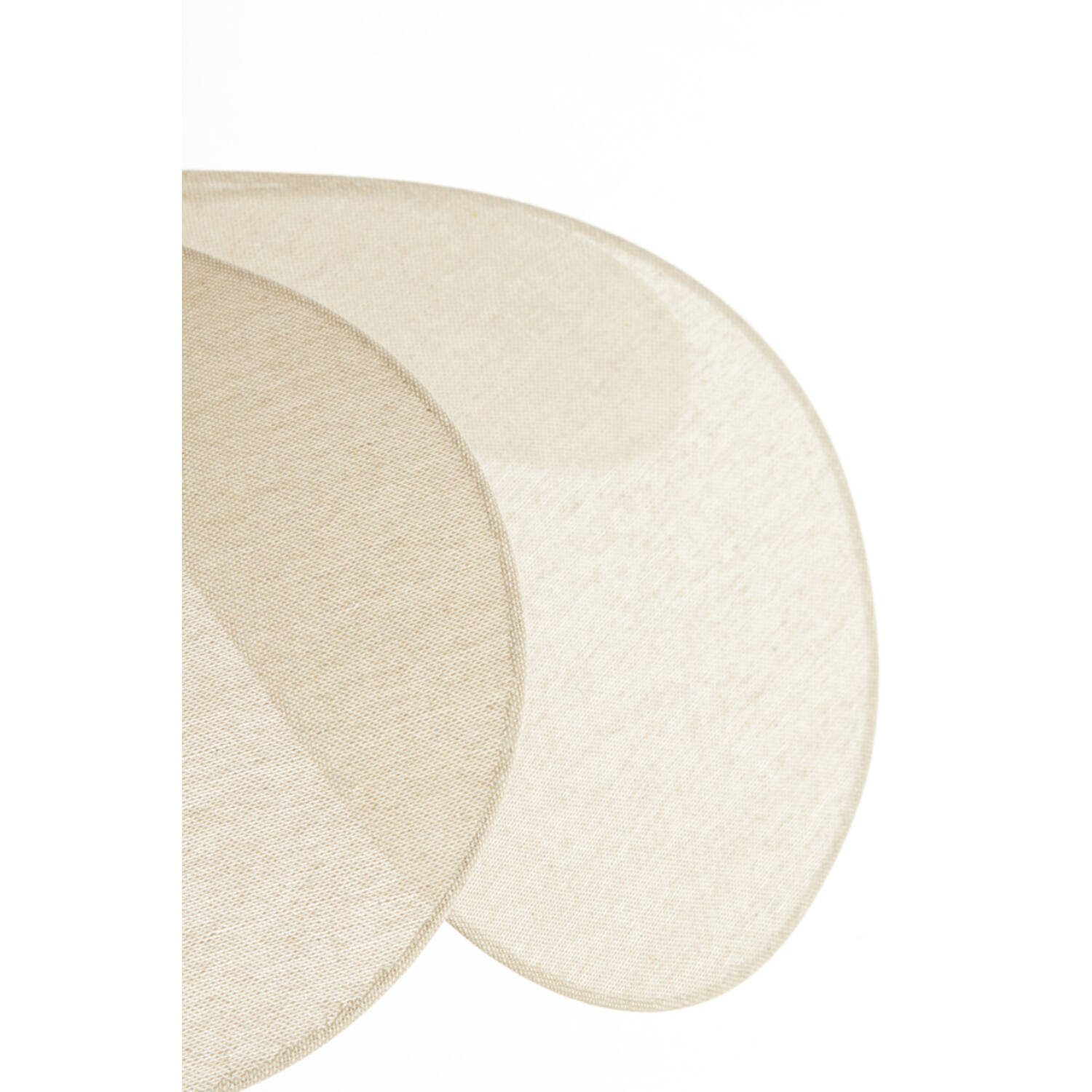 Hanglamp Ø60x30 cm LAVRIRIA naturel+hout - Afbeelding 4