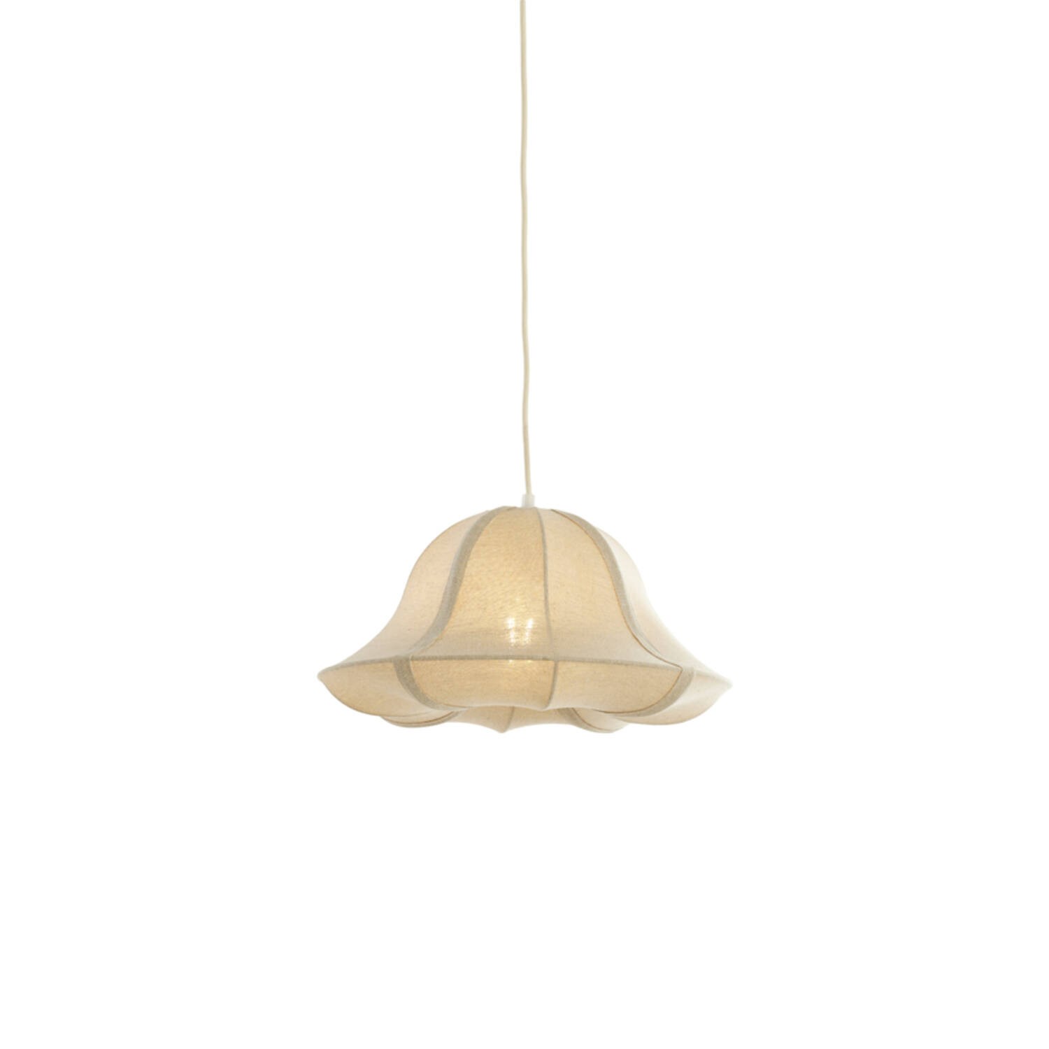 Hanglamp Ø40x21 cm IRAVELLE naturel