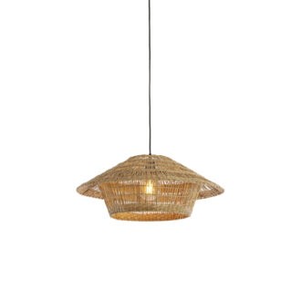 Hanging lamp Ø64x26 cm OWANA seagrass natural