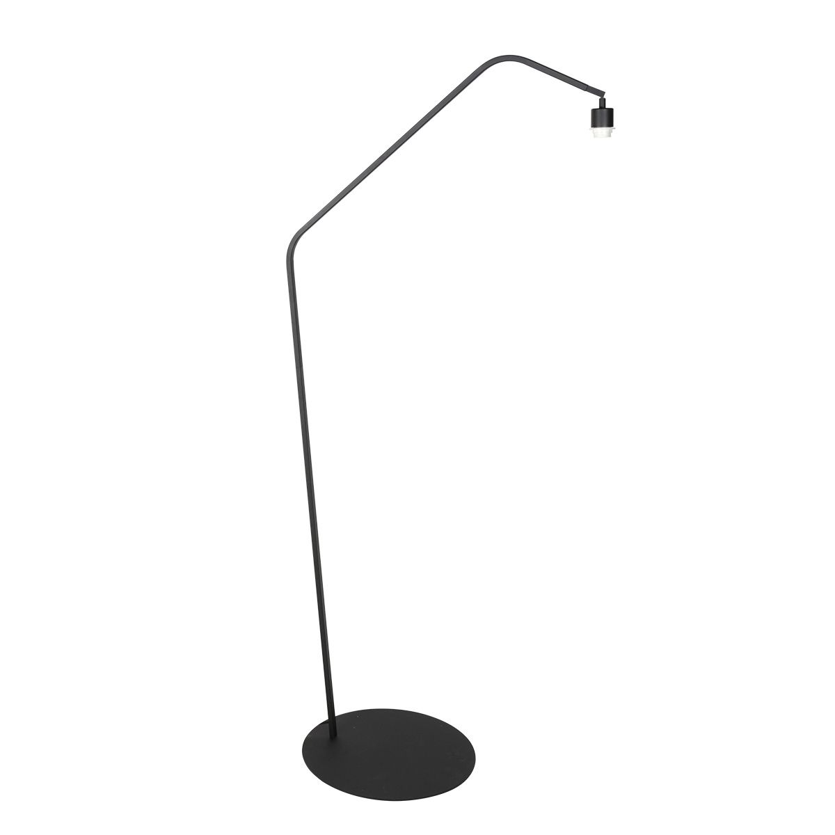 Zwarte Vloerlamp Zig-Zag met Naturelkleurige Bamboe Kap - Afbeelding 13