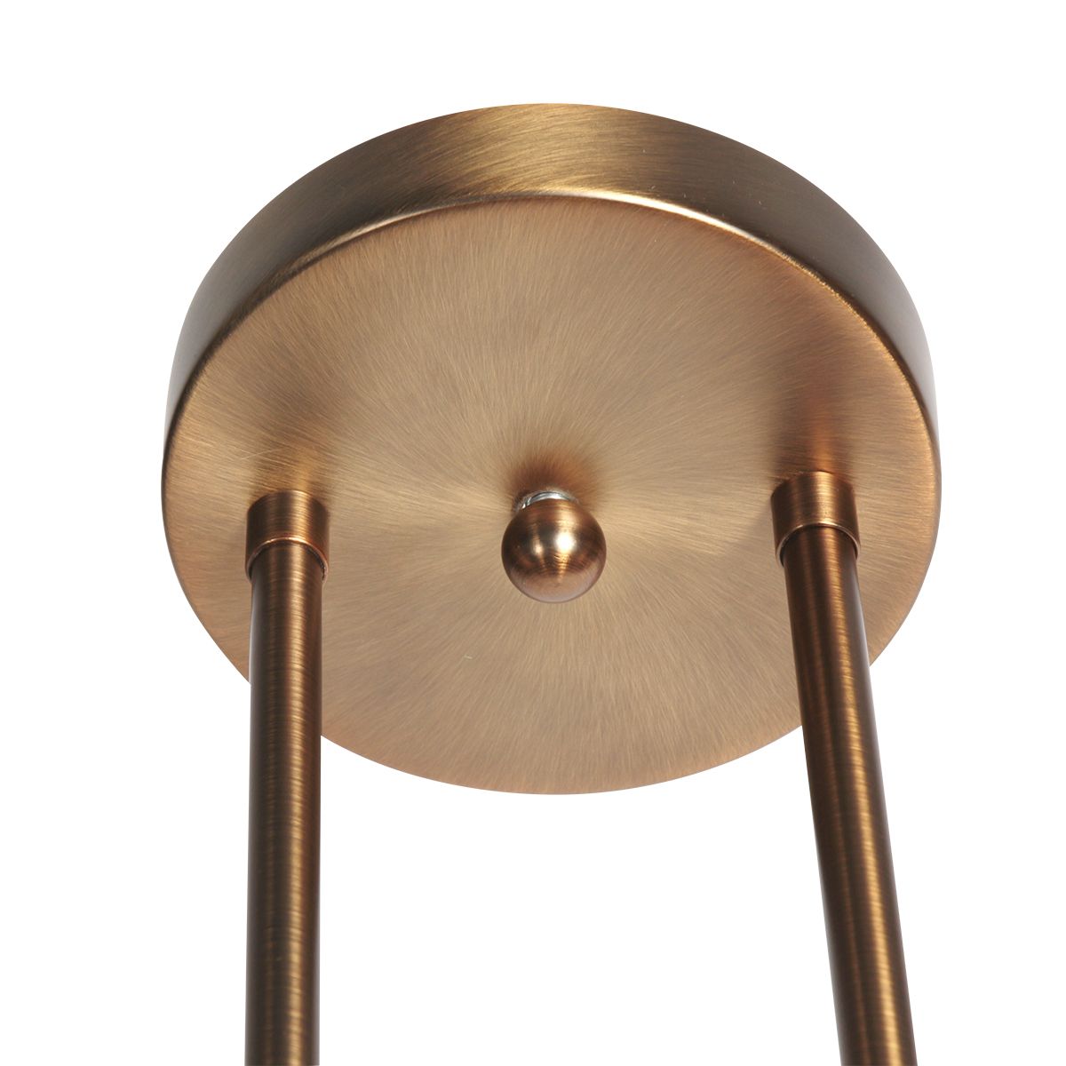 Anthea 4326BR – klassieke hanglamp met drie amberkleurige glazen - Afbeelding 10