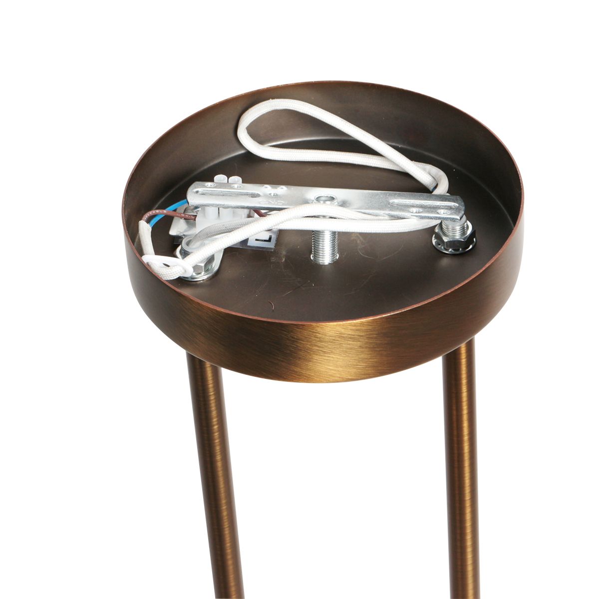 Anthea 4326BR – klassieke hanglamp met drie amberkleurige glazen - Afbeelding 11