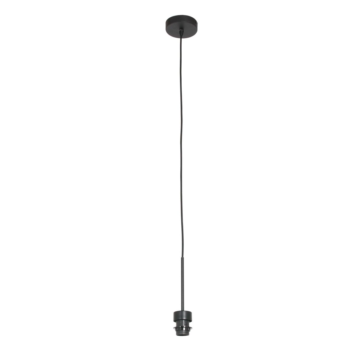 Sparkled Light 4337ZW hanglamp – zwart met natuurlijke kurken kap - Afbeelding 7