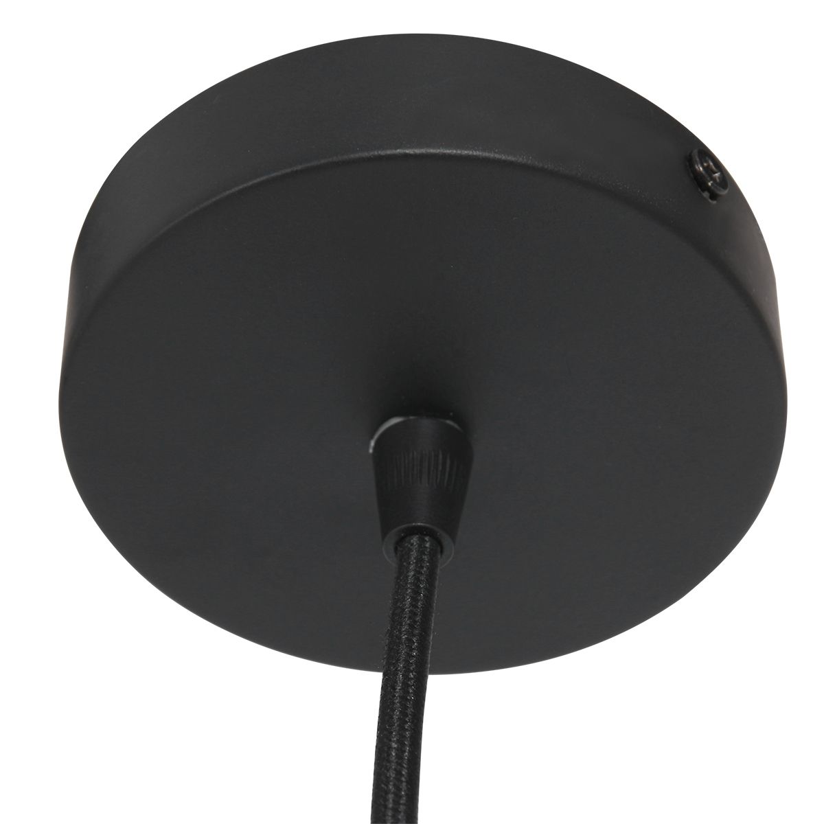 Sparkled Light 4337ZW hanglamp – zwart met natuurlijke kurken kap - Afbeelding 10