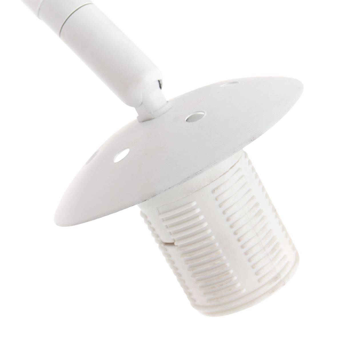 Booglamp Sparkled Light 4341W wit met beige kurkstructuur kap - Afbeelding 11