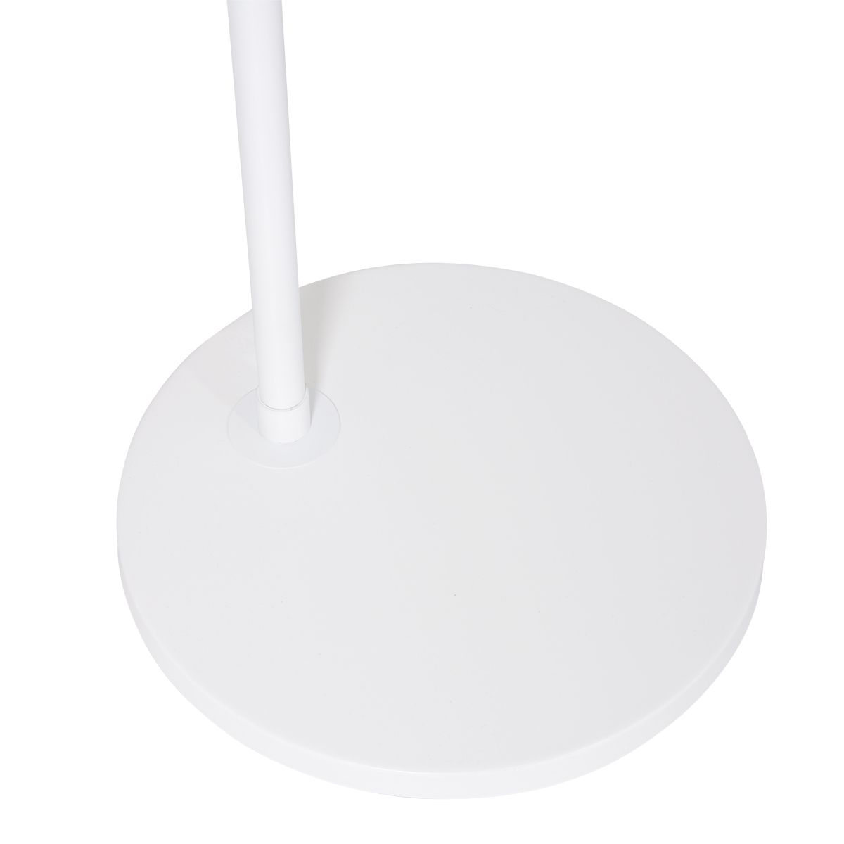 Booglamp Sparkled Light 4341W wit met beige kurkstructuur kap - Afbeelding 4
