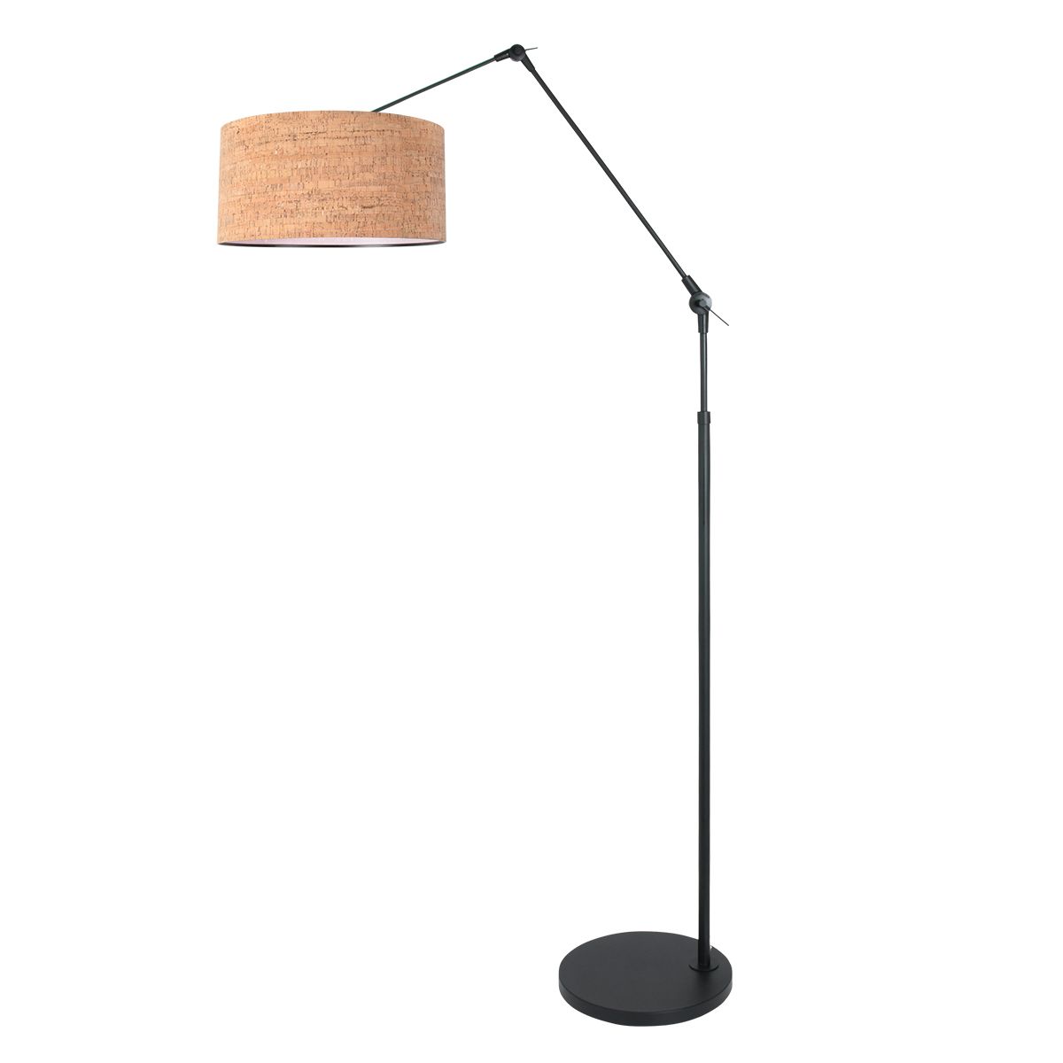 Vloerlamp Prestige Chic met Beige Kurk Kap - Afbeelding 2