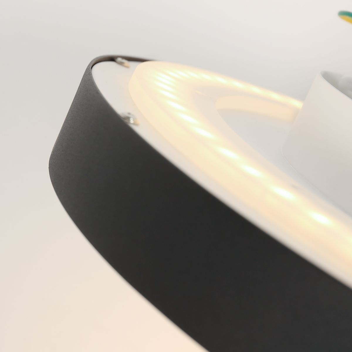Plafondlamp Flady 4367ZW zwart Ø30 2000 Lumen - Afbeelding 13