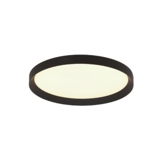 Plafondlamp Flady 4367ZW zwart Ø30 2000 Lumen