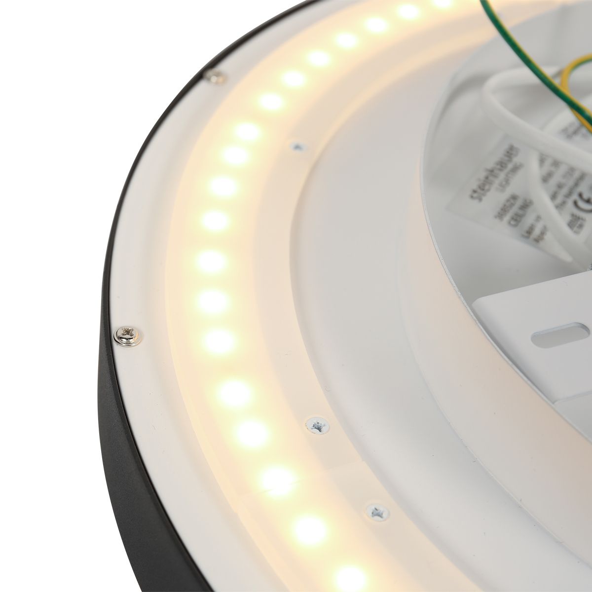 Plafondlamp Flady 4367ZW zwart Ø30 2000 Lumen - Afbeelding 4