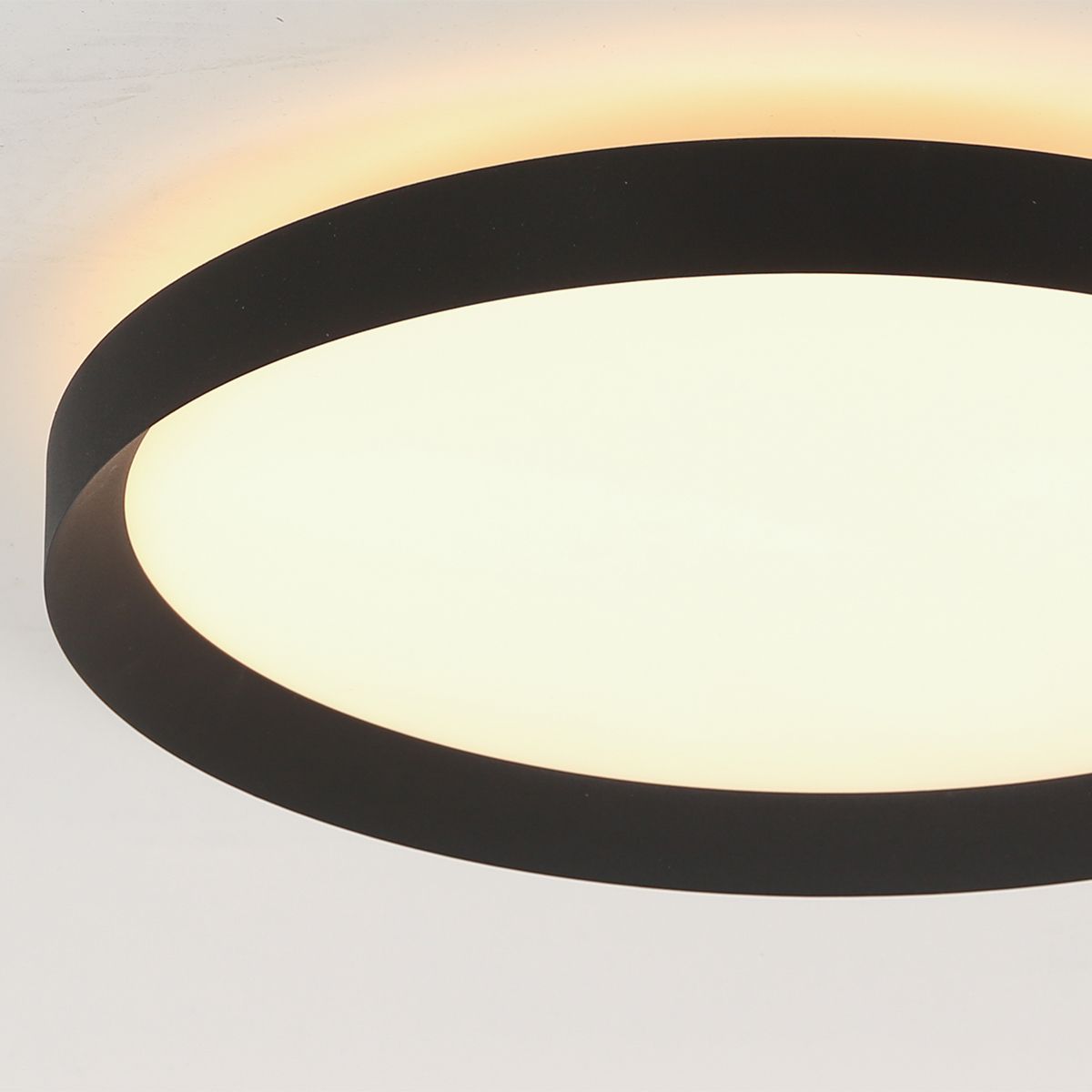 Plafondlamp Flady 4367ZW zwart Ø30 2000 Lumen - Afbeelding 5