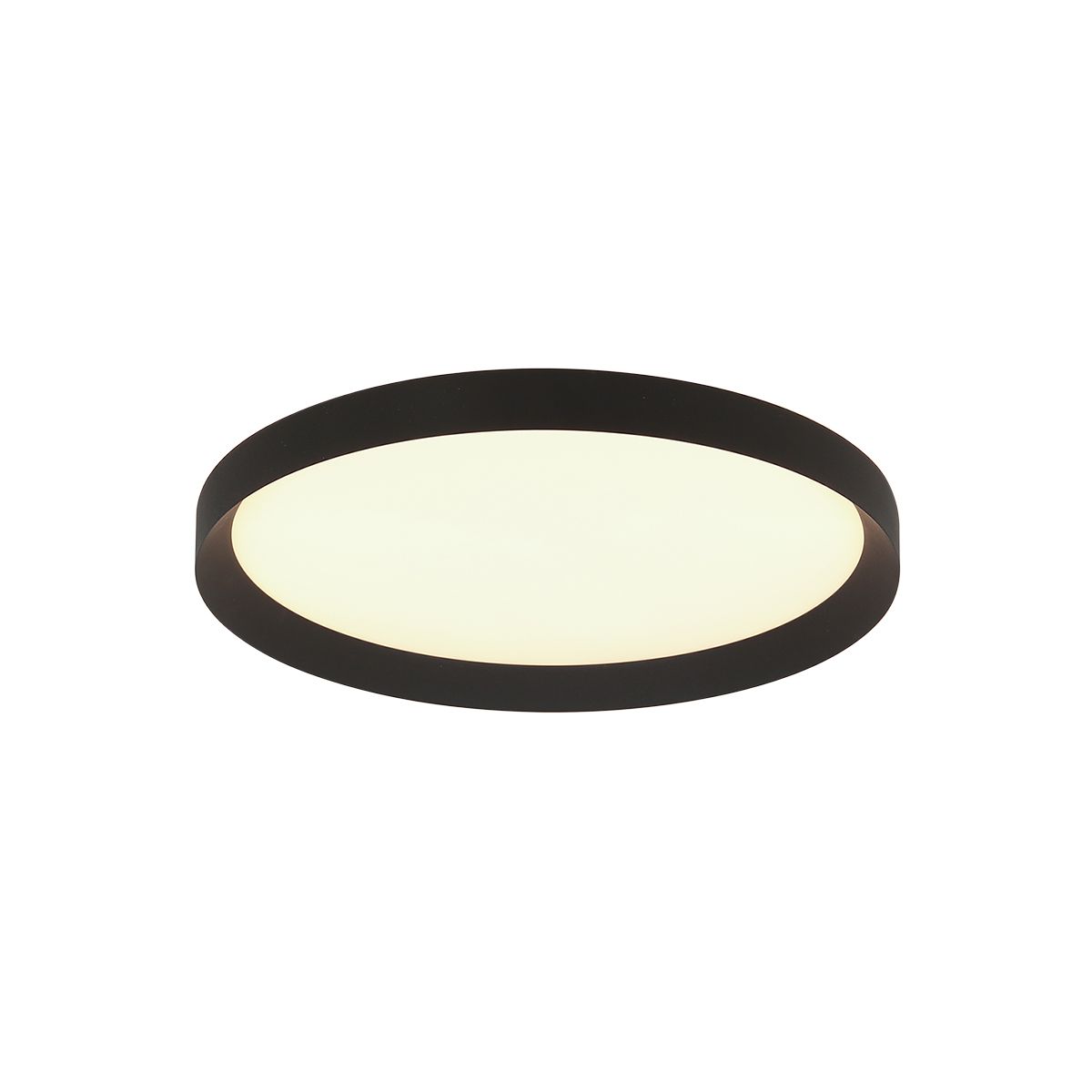Plafondlamp Flady 4367ZW zwart Ø30 2000 Lumen