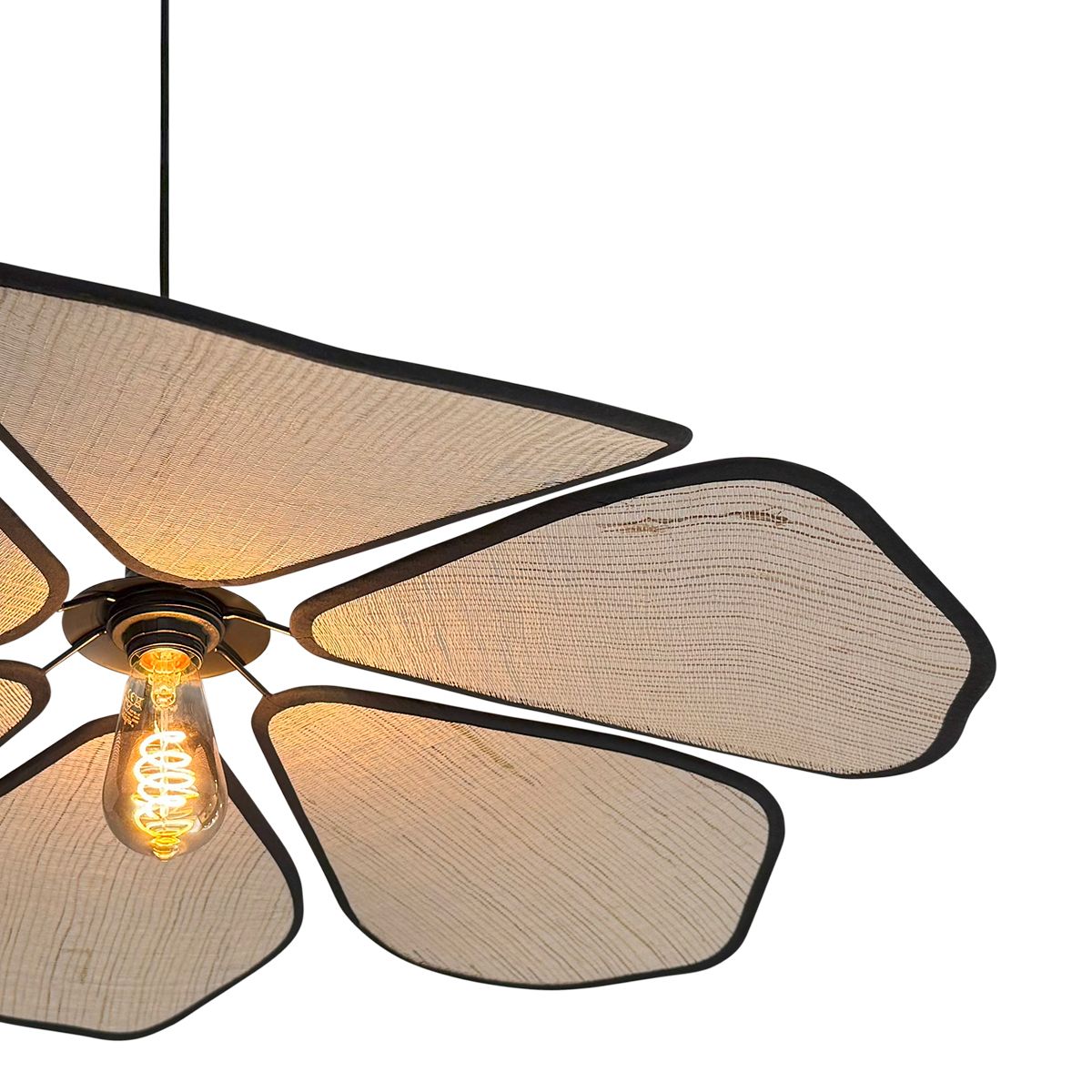 LumaFlora hanglamp in linnen 80 cm 4368CR - Afbeelding 4