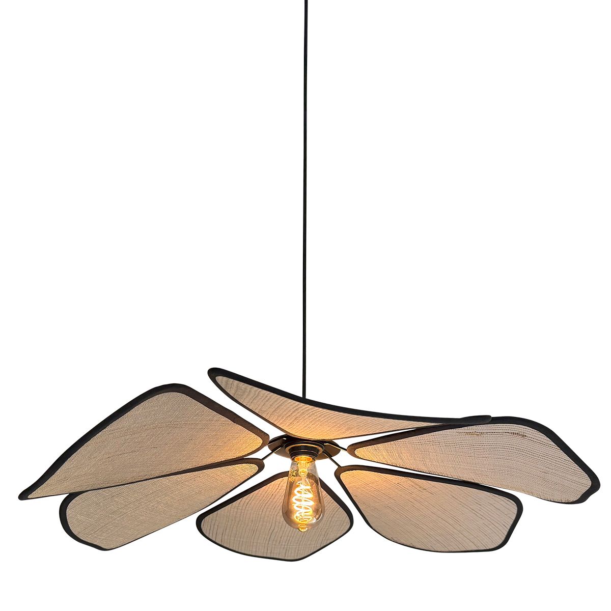 LumaFlora hanglamp in linnen 80 cm 4368CR