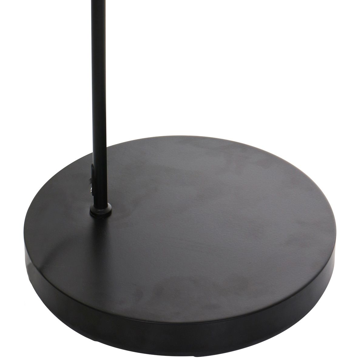 Solva 4469ZW vloerlamp met zwarte voet en Twine kap - Afbeelding 4