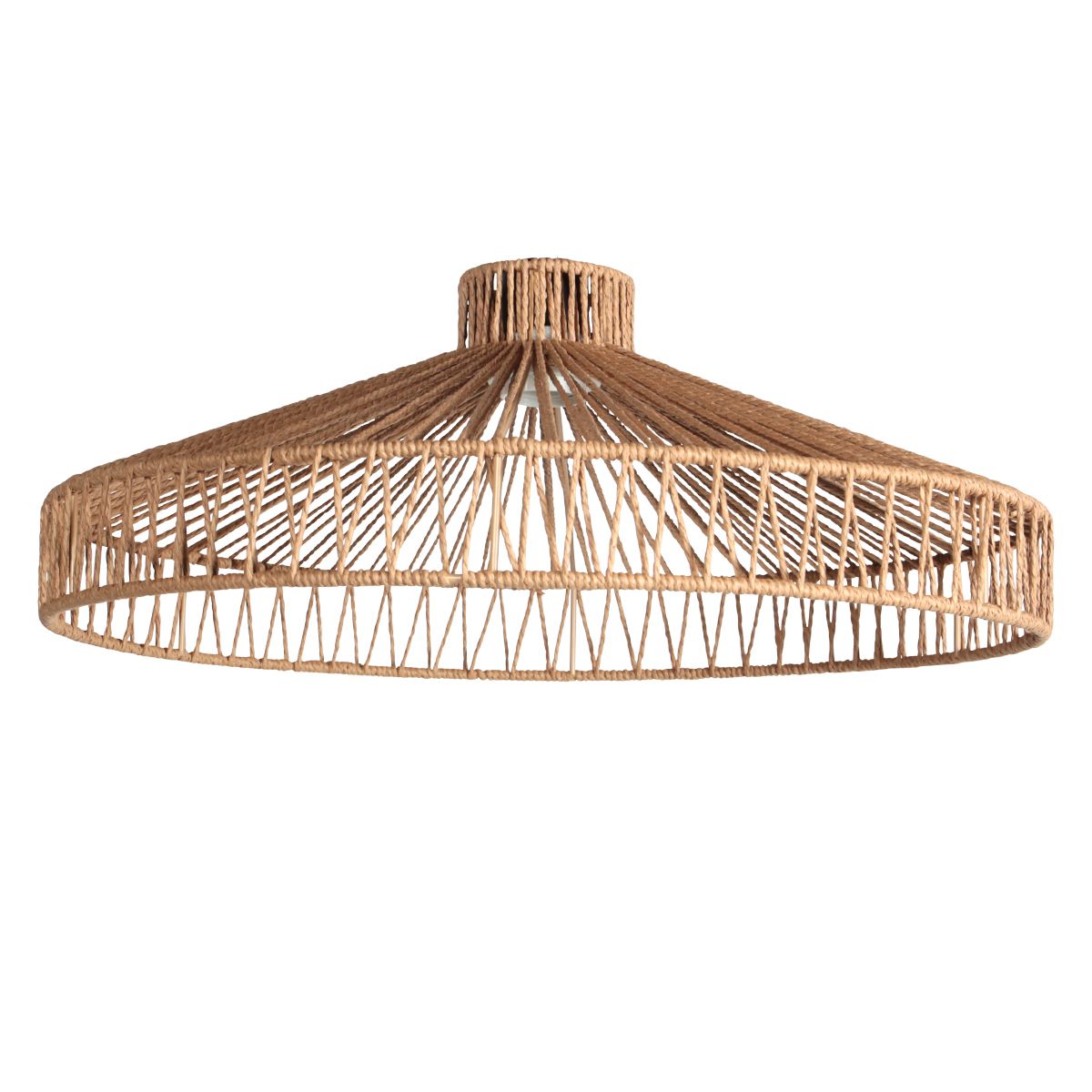 Solva 4469ZW vloerlamp met zwarte voet en Twine kap - Afbeelding 5