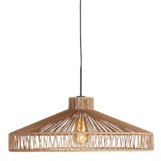 Sparkled Light 4482ZW hanglamp met Twine touwkap Ø50